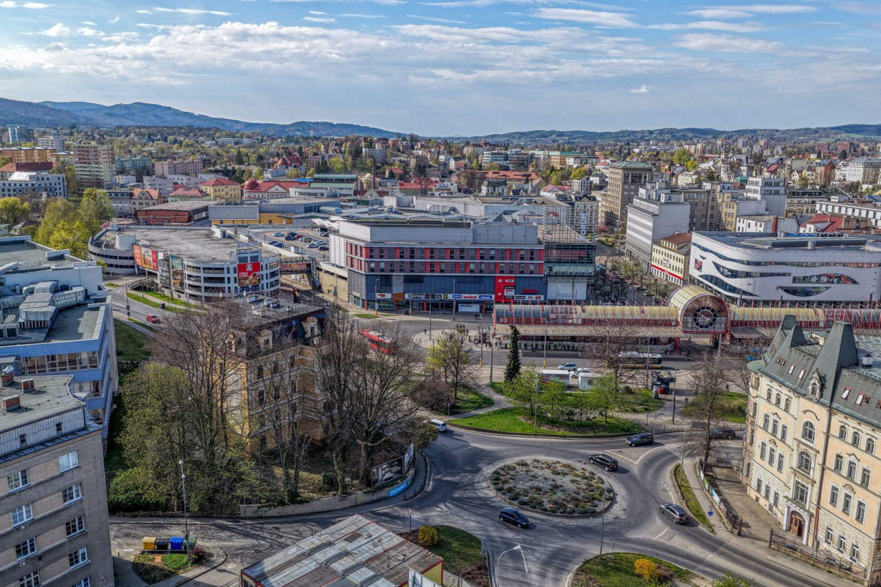 Forum Liberec - aerial view